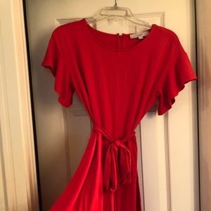 Loft- Red Dress